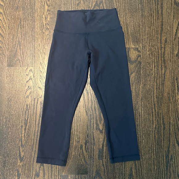 Lululemon Wunder Under Legging size 6 black 21” - Picture 1 of 3
